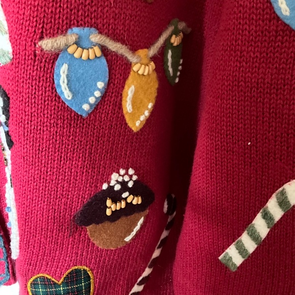 COPY - NWT Susan Bristol Christmas Cardigan-XL - Picture 3 of 13